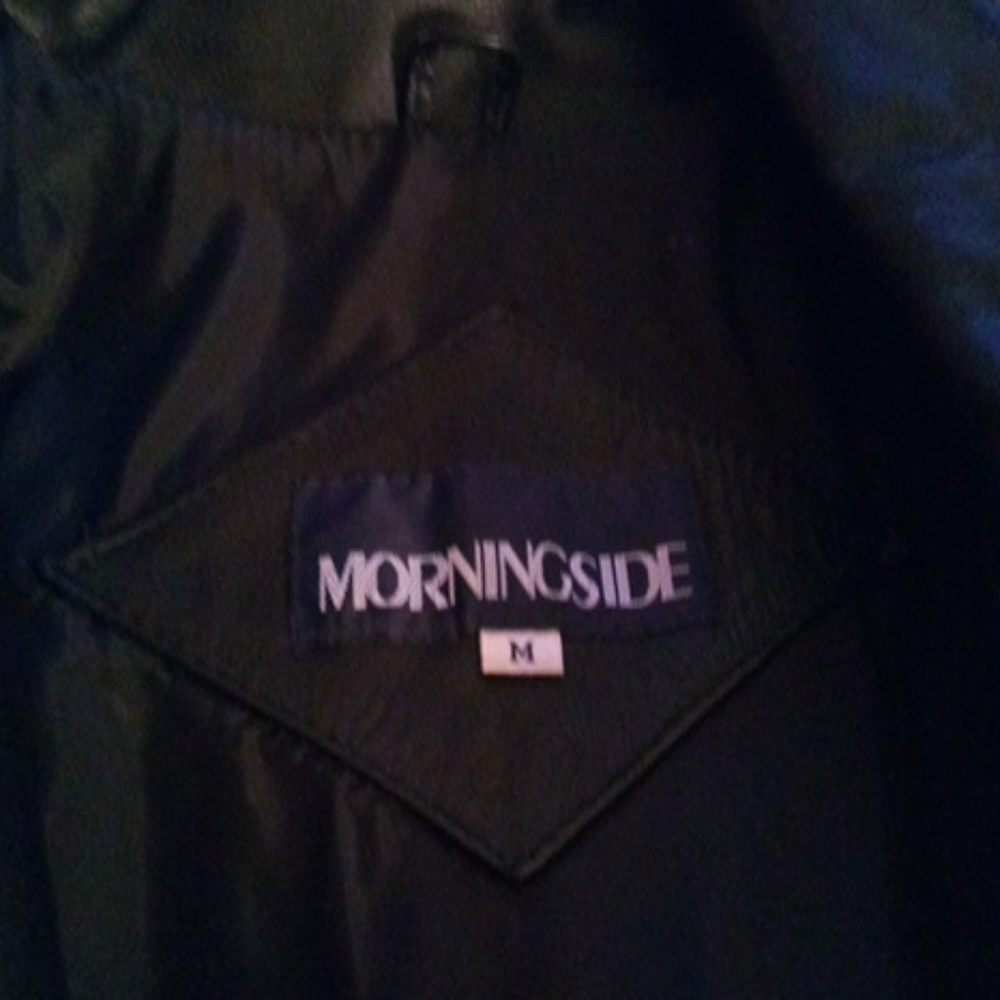 Long, leather coat - Picture 5 of 8